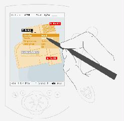 Eingabe am  PocketPC