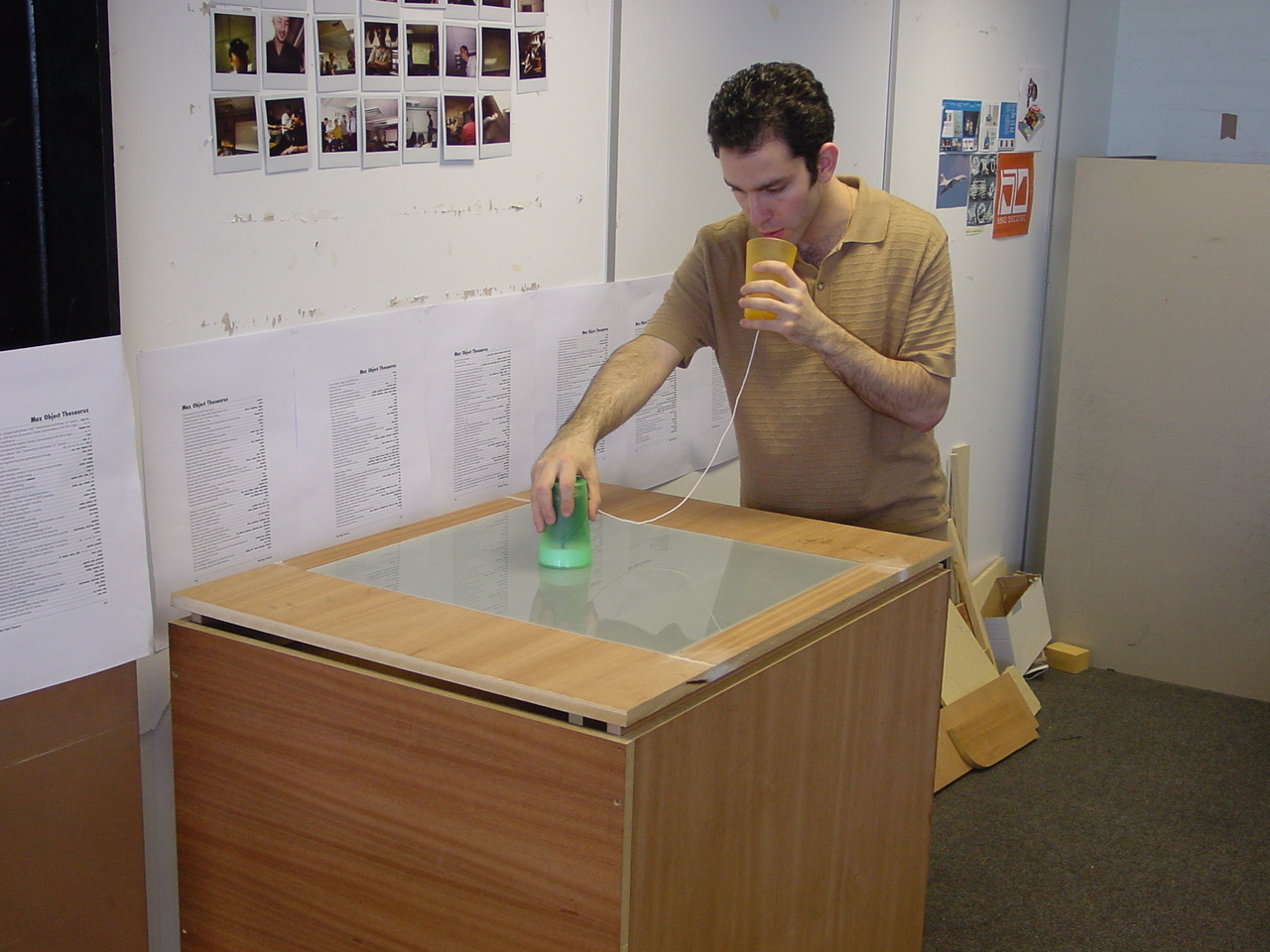 User try to record a message to the wave table