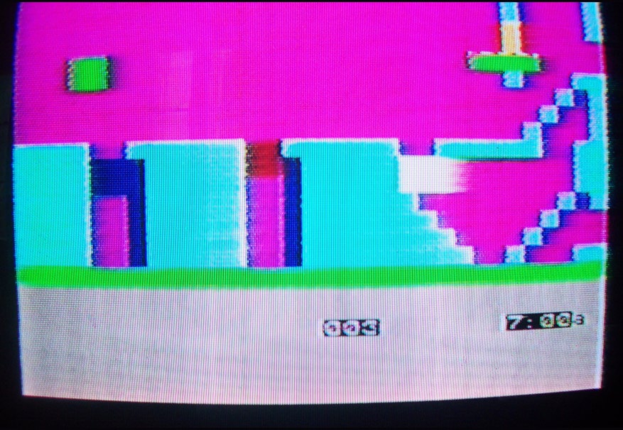 Screenshot aus "Jet Set Willy Variations c1984"