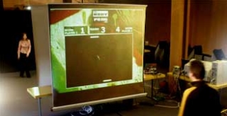 BodyPong in Aktion BodyPong in Aktion