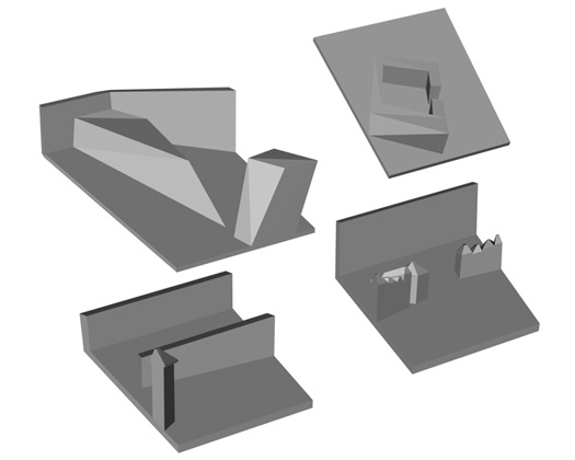 3D-Modelle in Seitenansicht
