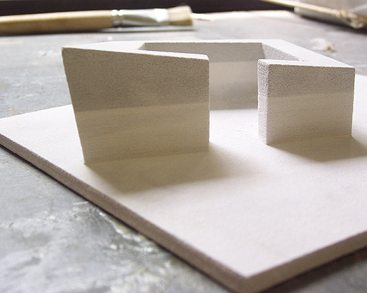 Unbearbeitetes Modell aus dem 3D-Plotter