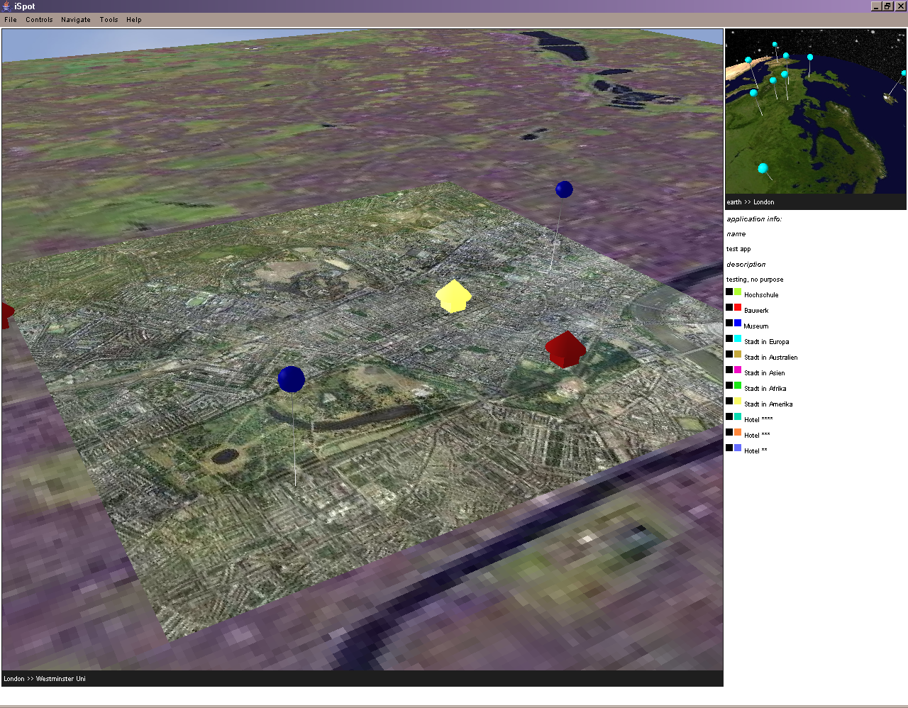 London mit mehreren Spots [png]