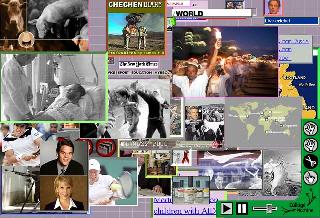 Later state of the same news collage session