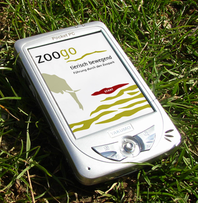 PDA mit Startscreen